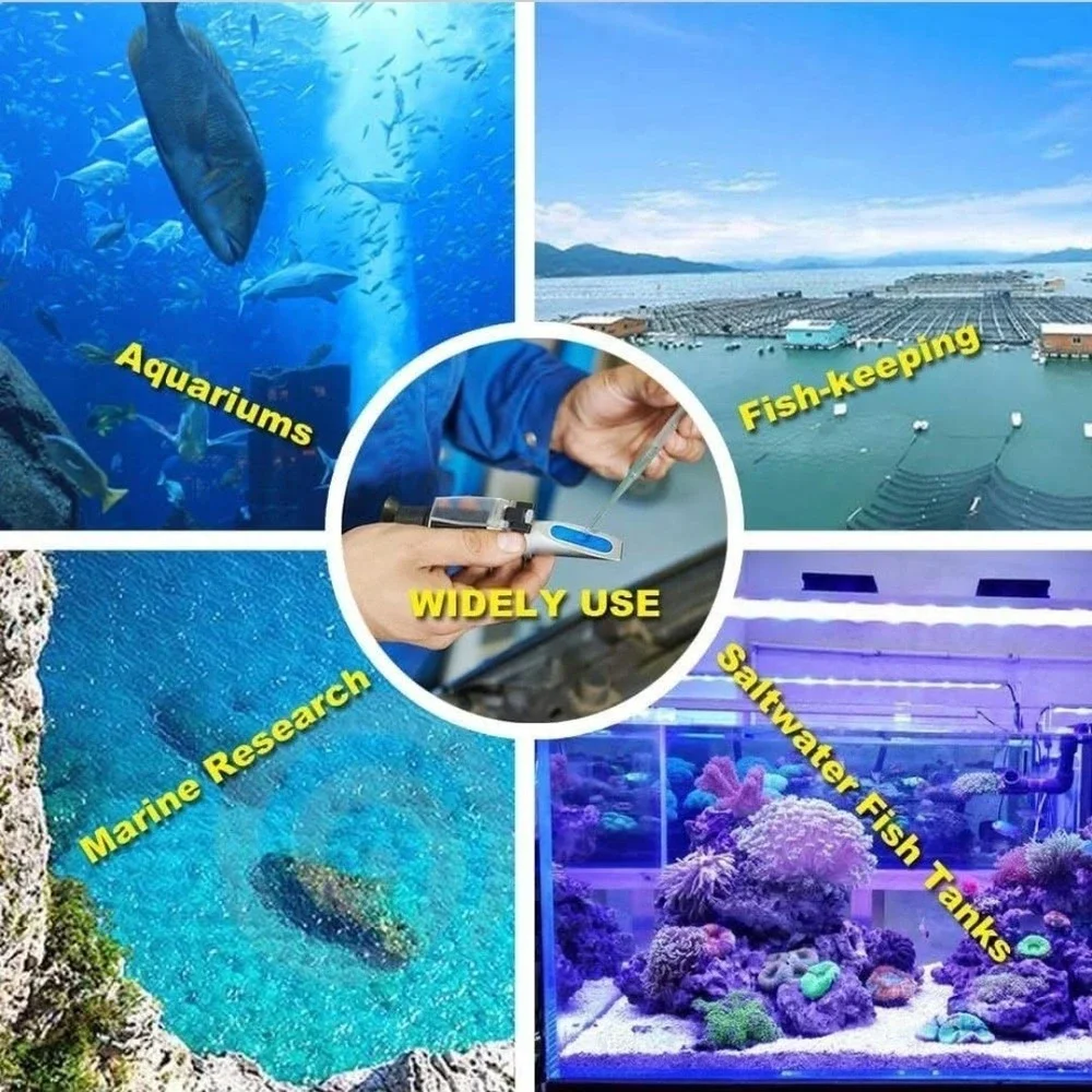 Agriculture Solutions Salinity Refractometer for Seawater and Marine Fishkeeping
